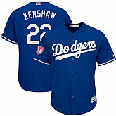 Dodgers 22 Clayton Kershaw Royal 2019 Spring Training Cool Base Jersey Dzhi,baseball caps,new era cap wholesale,wholesale hats